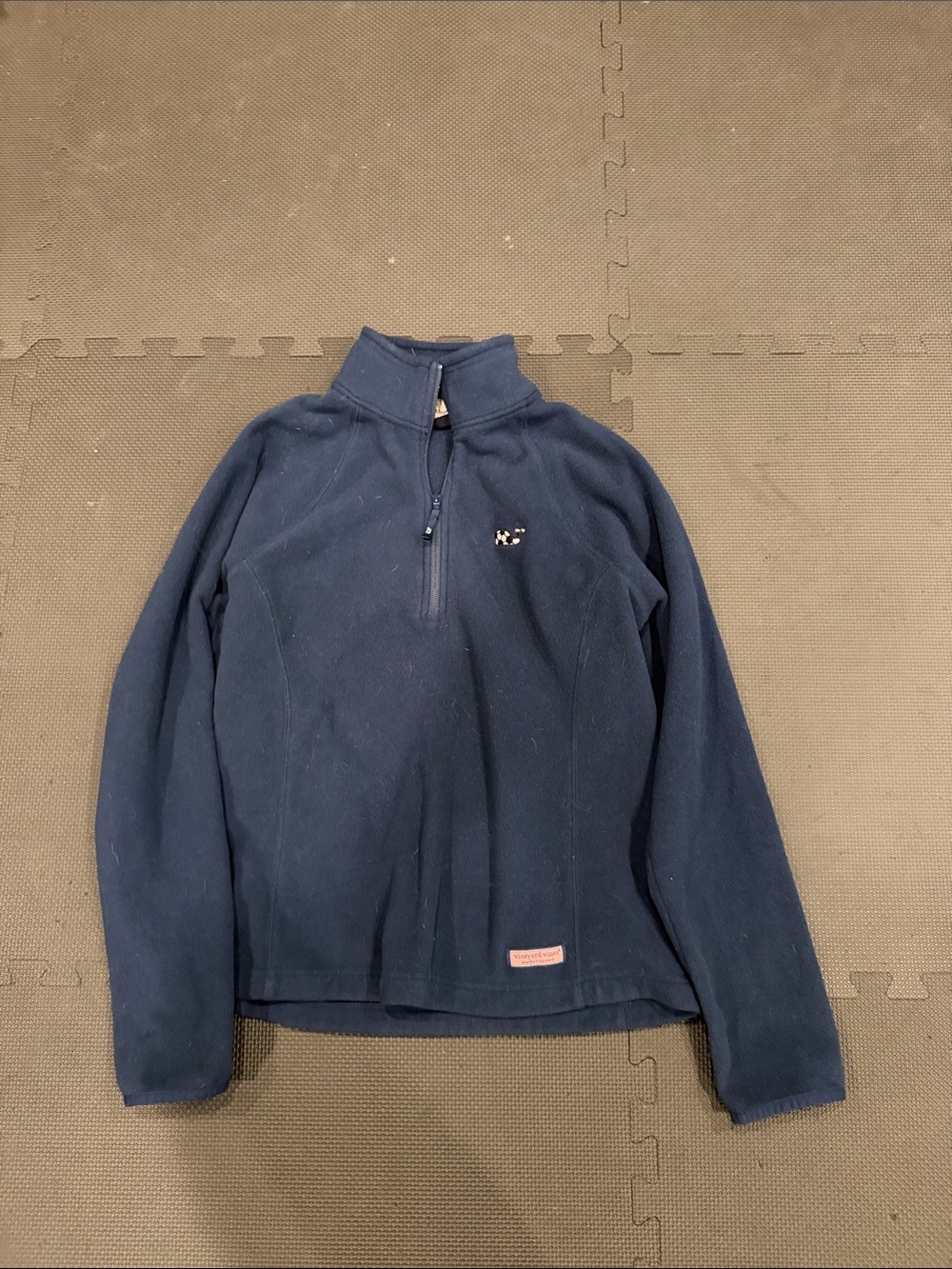 Vineyard Vines Navy women’s soccer Half-Zip Fleece